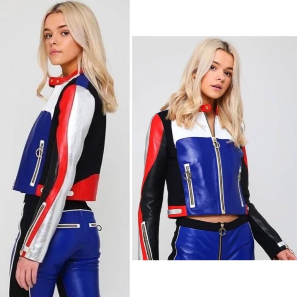 Gigi Hadid x Tommy Hilfiger Leather Speed Jacket